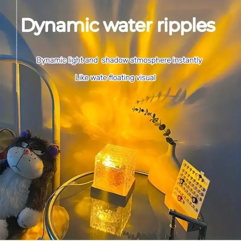 Rotating Water Ripple Projector