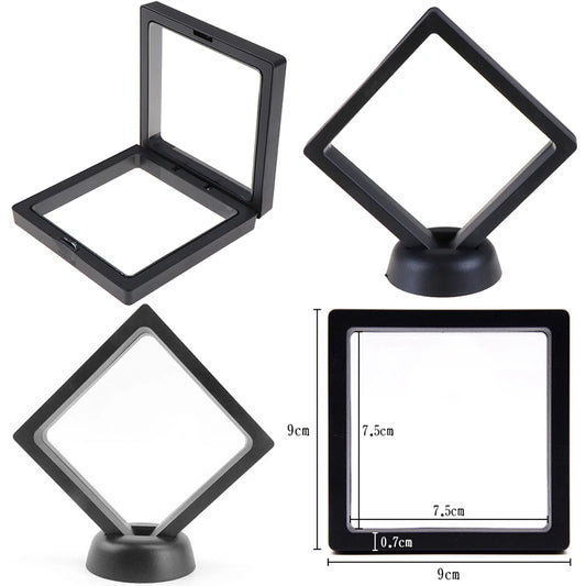 3D Floating Picture Frame Shadow Box Jewelry Display Stand