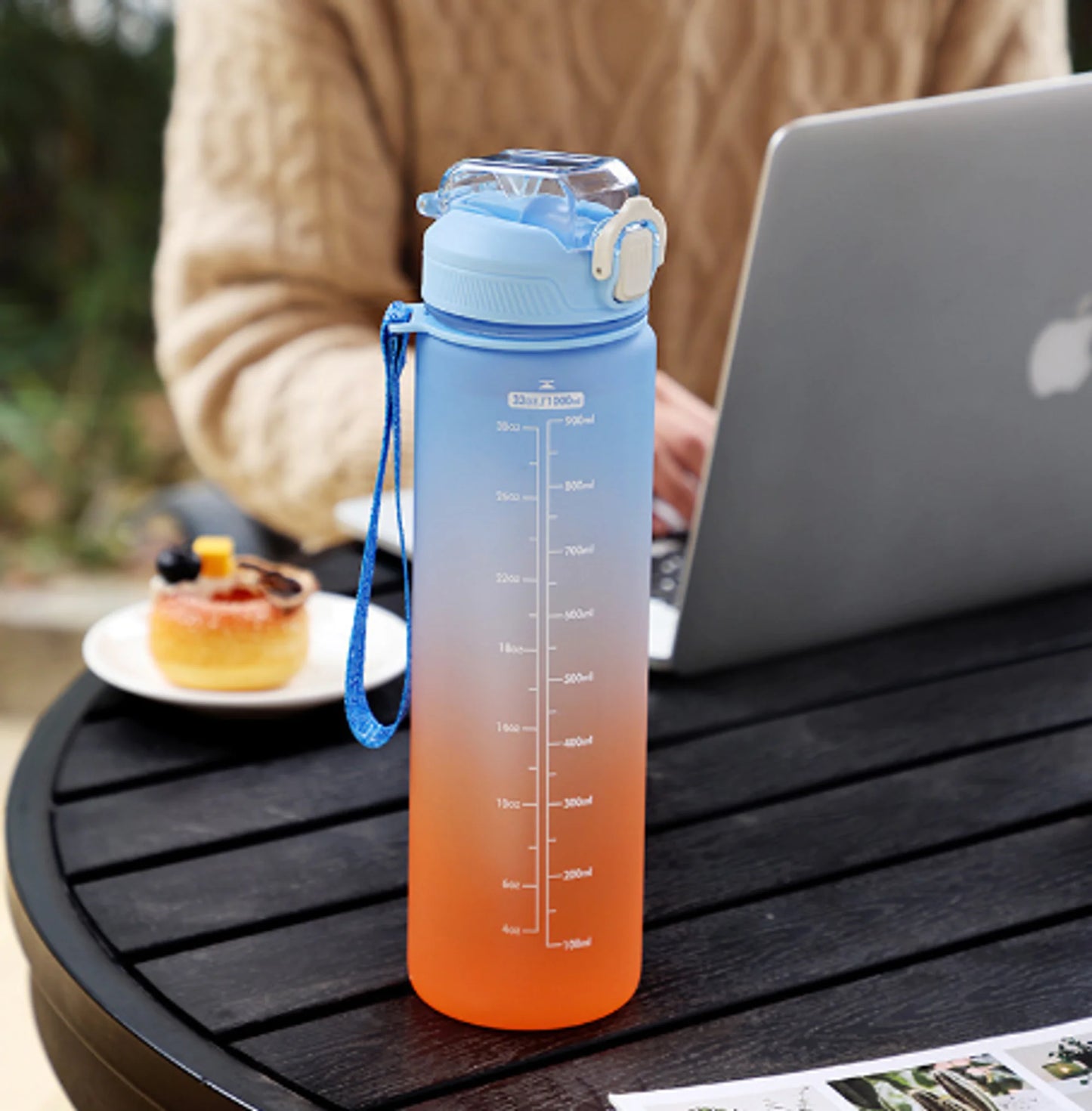 1 Litre Water Bottle-Ombre