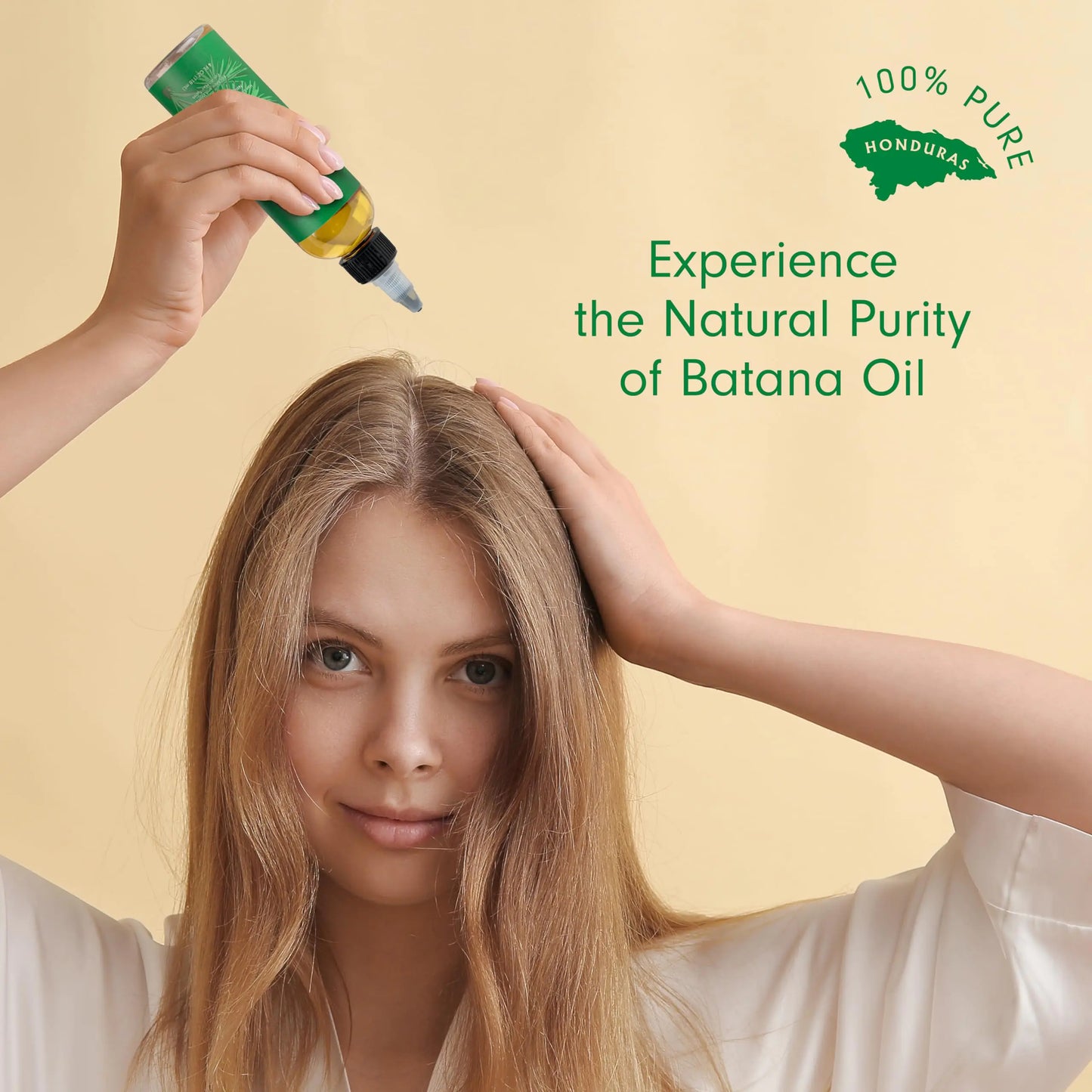 Batana Oil: Dr. Sebi Organic Raw Honduras Oil for Hair Growth - 100% Pure & Natural for Thicker, Stronger Hair - 4 FL OZ